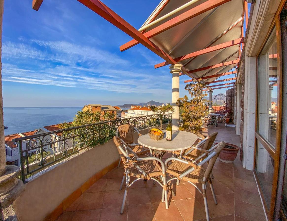 Apartments And Rooms Levantin Inn Sveti Stefan Exteriör bild